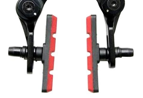 Bicycle Union Brake Pads Black / Red Bicycle Union Brake Pads Black / Red