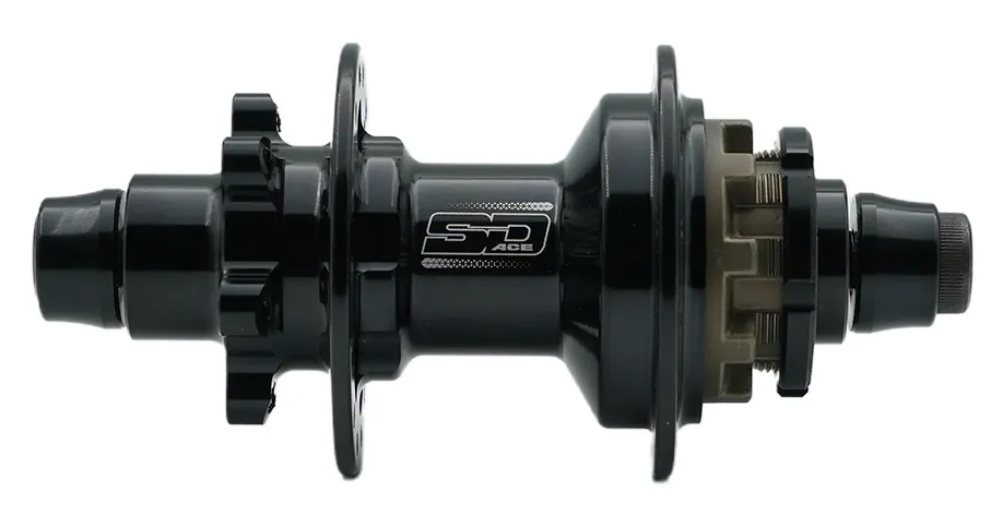 SD Ace V2 Rear 10mm Disk Hub Black SD Ace V2 Rear 10mm Disk Hub Black